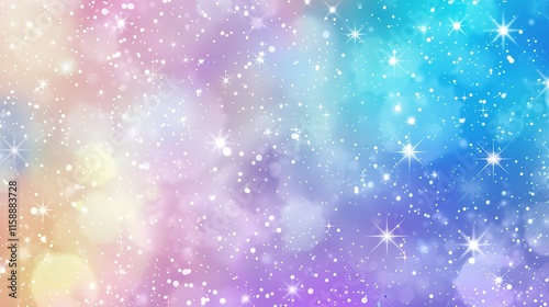 Rainbow holographic fantasy texture background