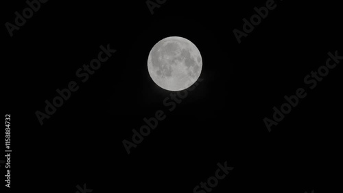 Full Moon, High resolution and detailed