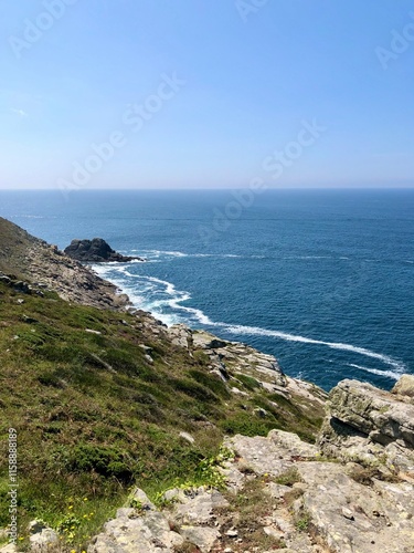 Coastline in summertime 