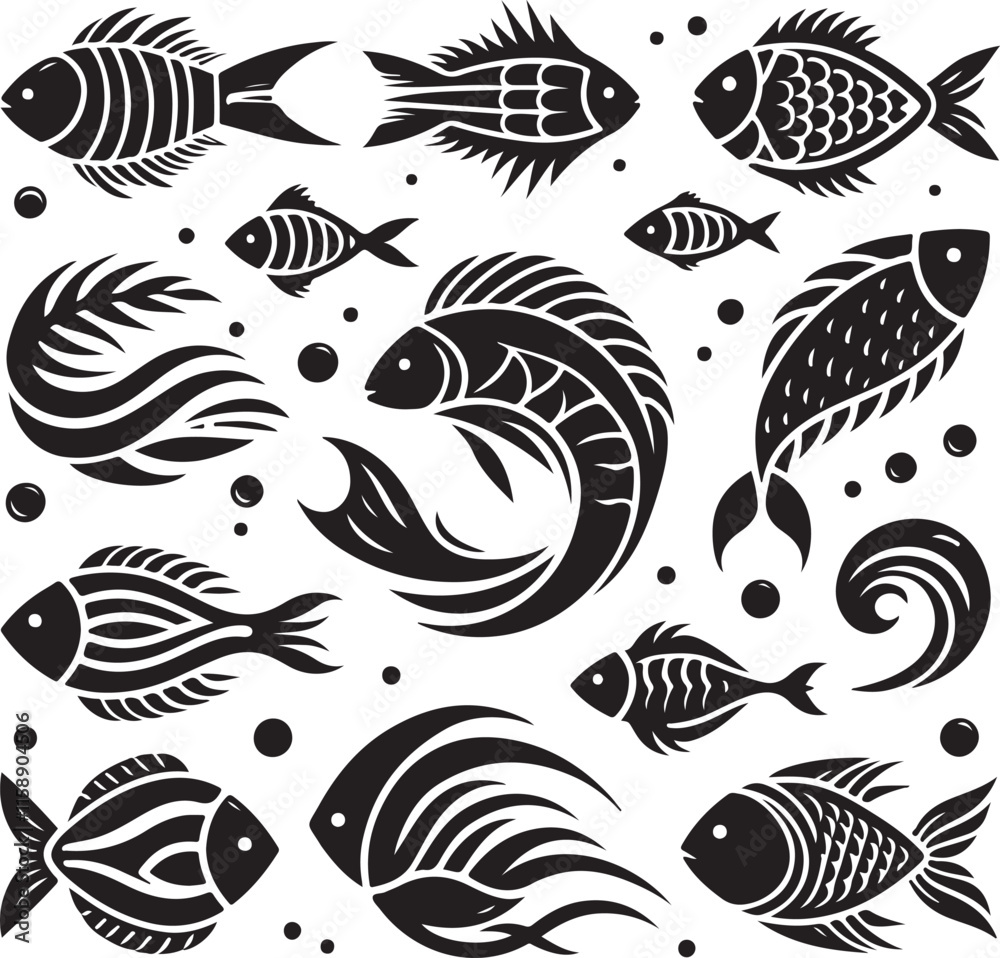 Fish Vector Illustrations for Ocean and Marine Designs Fish Vector Illustrations for Ocean and Marine Designs