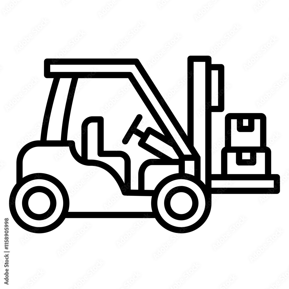 Forklift Icon Forklift Icon