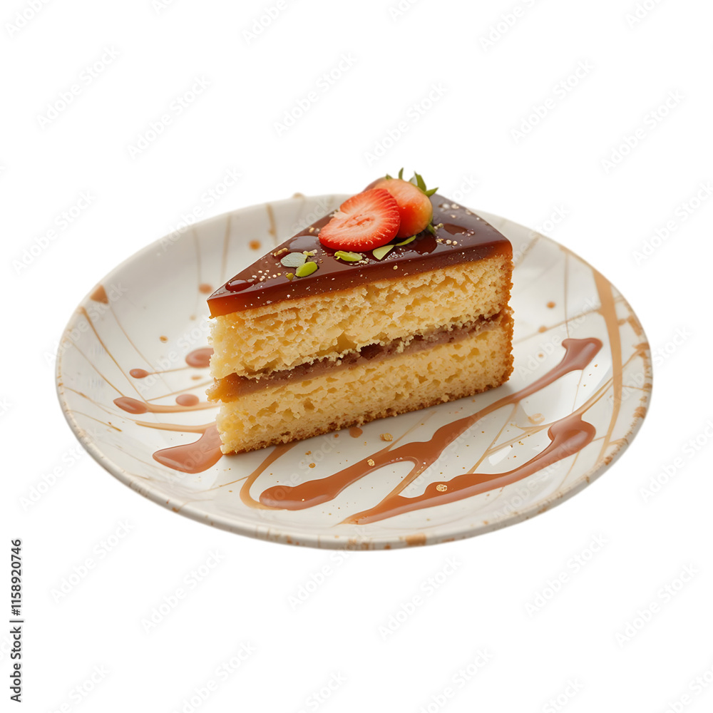 Delicious Chocolate Cake Slice Brown Sweet Treat Delicious Chocolate Cake Slice Brown Sweet Treat