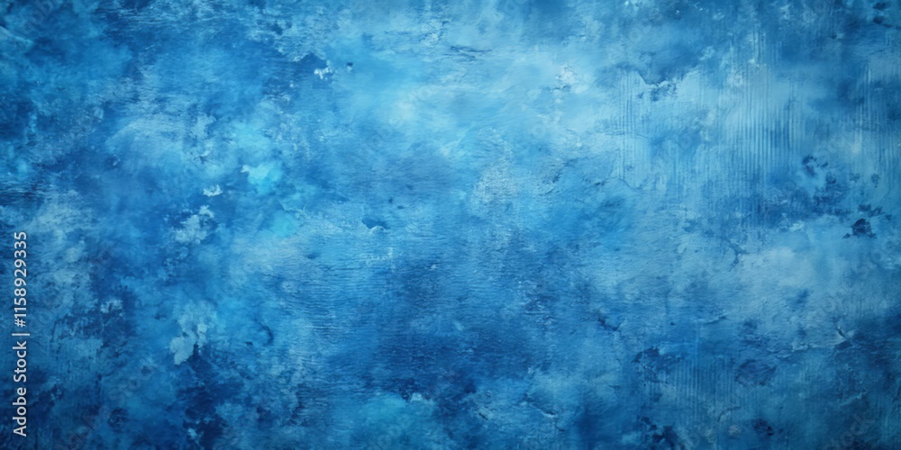 Fototapeta premium Blue Texture Banner Background Design: Abstract, Grunge, Watercolor, Denim, Marble, Navy, Teal, Sky, Ocean, Gradient, Pattern, Medium Shot