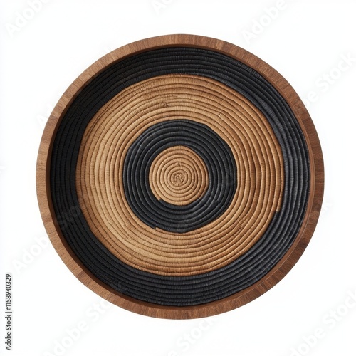 Woven Wall Decor - Round Basket Tray.