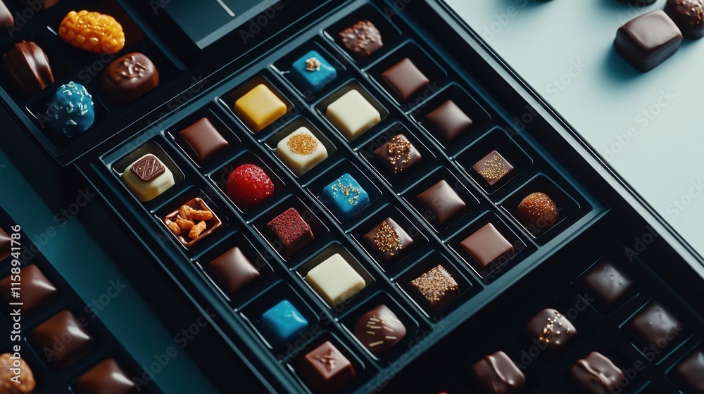 Assorted Gourmet Chocolates in Box Assorted Gourmet Chocolates in Box