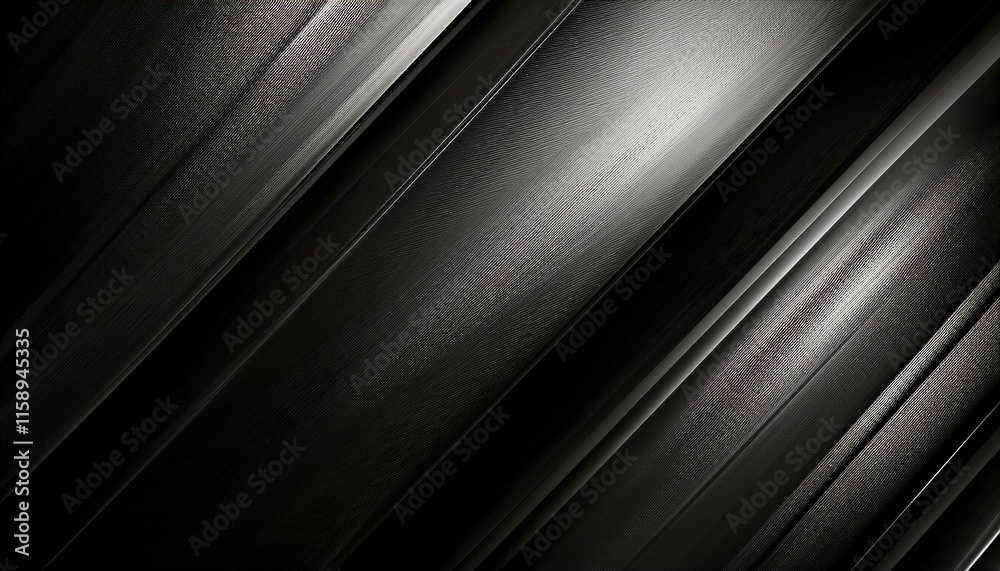 Obraz premium abstract black and silver are light gray with white the gradient is the surface with templates metal texture soft lines tech diagonal background black dark sleek clean modern.