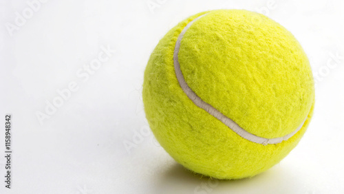 tennis ball isolated on white background