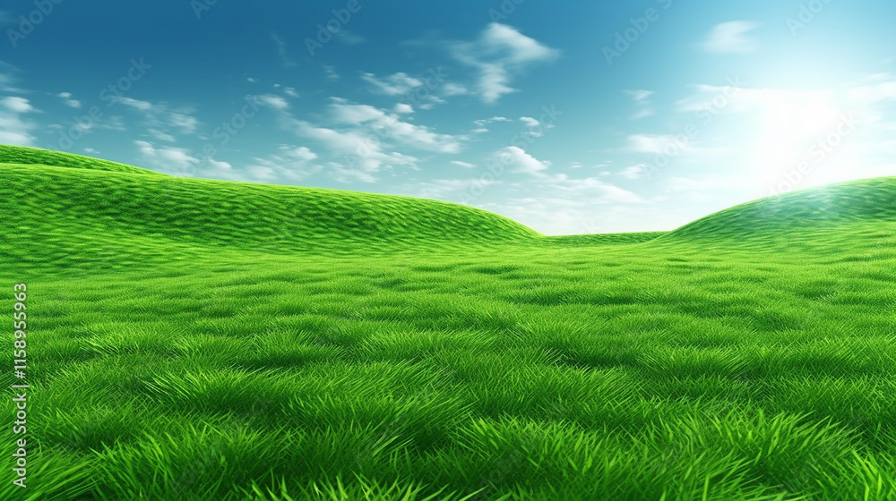 Obraz premium green field