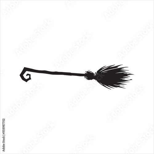 illustration of a broom