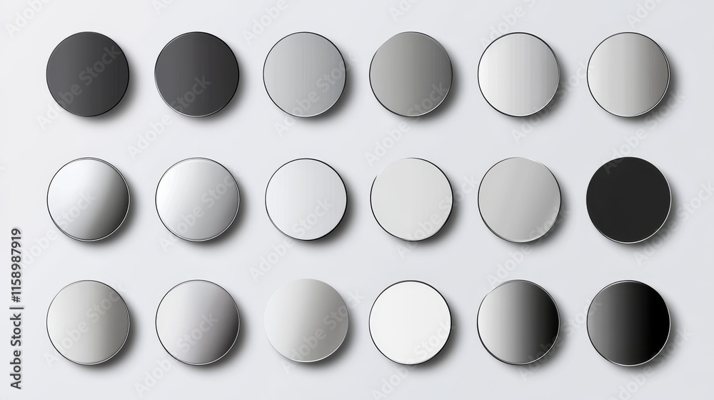 Circle drop shadows, round and ellipse shades. Soft gray oval gradients in side and top view isolated on transparent background, vector realistic illustration Circle drop shadows, round and ellipse shades. Soft gray oval gradients in side and top view isolated on transparent background, vector realistic illustration