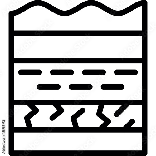 Stratigraphy Layers Icon