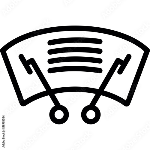 Windshield Wipers Icon