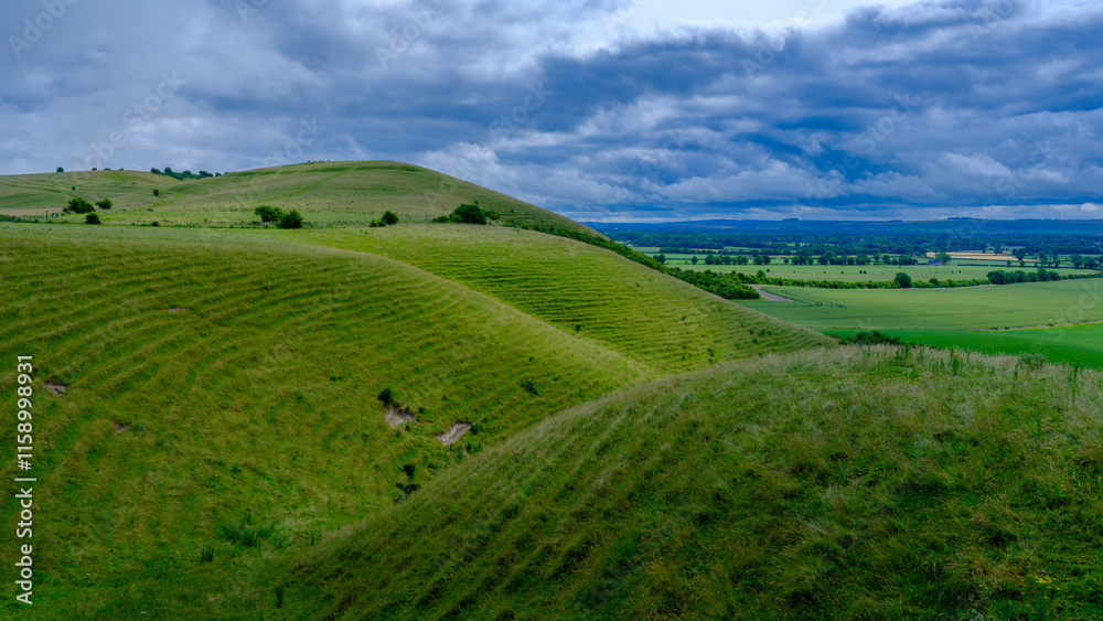 Obraz premium Views in the Vale of Pewsey, Wiltshire