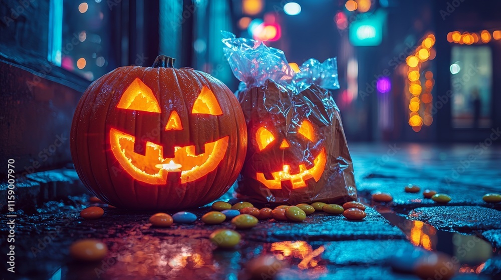 Obraz premium Collecting Festive Treats