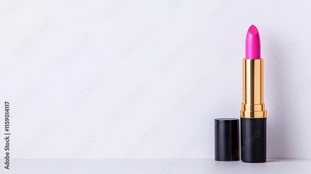 An Stock image of a table displaying a collection of makeup and lipsticks. An Stock image of a table displaying a collection of makeup and lipsticks.