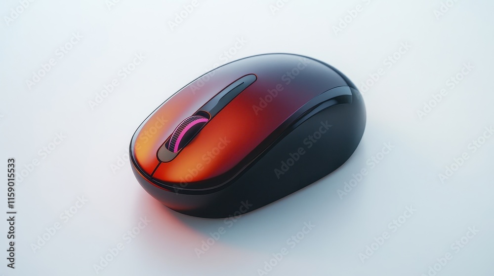 Smooth Finish Compact Optical Mouse Design Smooth Finish Compact Optical Mouse Design