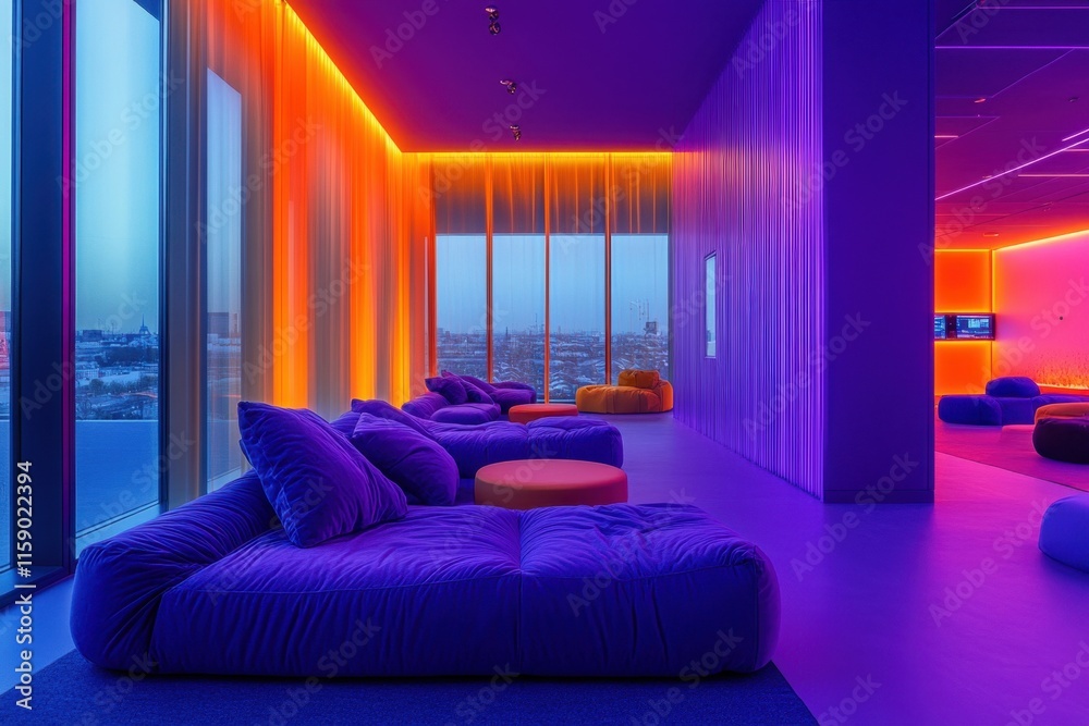 like neon blue or orange, can create a dynamic like neon blue or orange, can create a dynamic