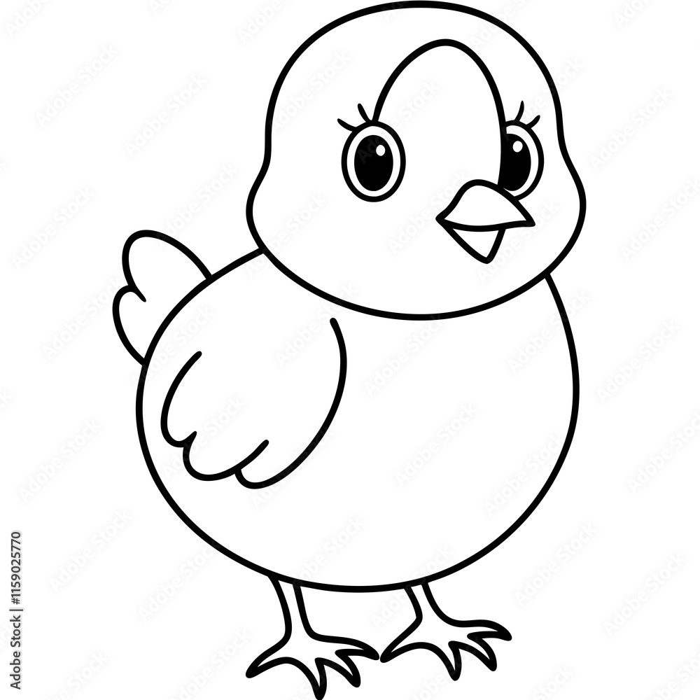 Chick Vector Line Art, Baby Chick Vector, Easter Chick Vector Line Art Chick Vector Line Art, Baby Chick Vector, Easter Chick Vector Line Art