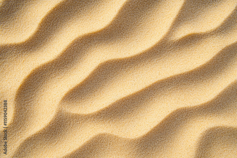 Fine beach sand in the summer sun.