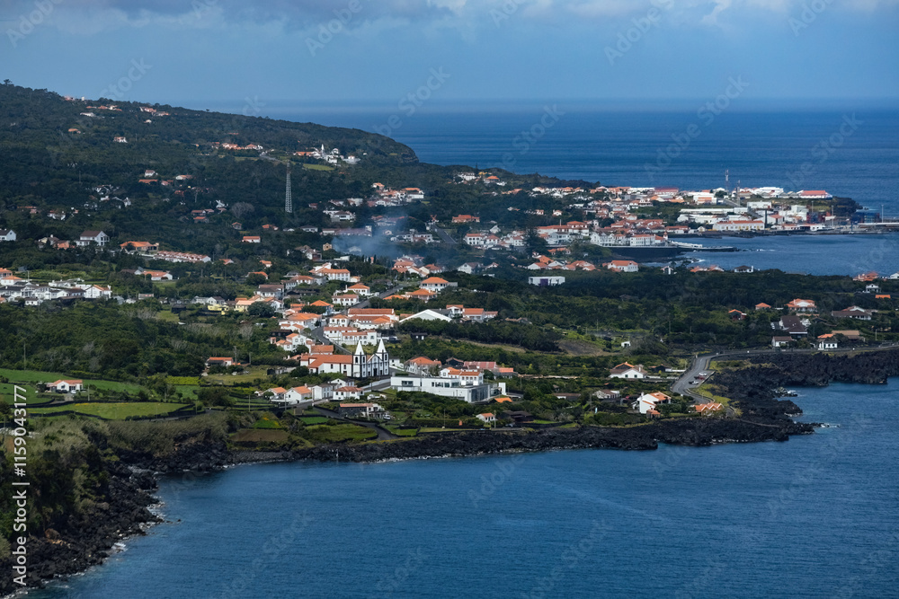 Beautiful coastline at Pico island Azores Portugal Beautiful coastline at Pico island Azores Portugal