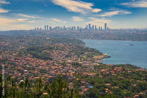 Bosphorus from the top, Beykoz Ridge photo
