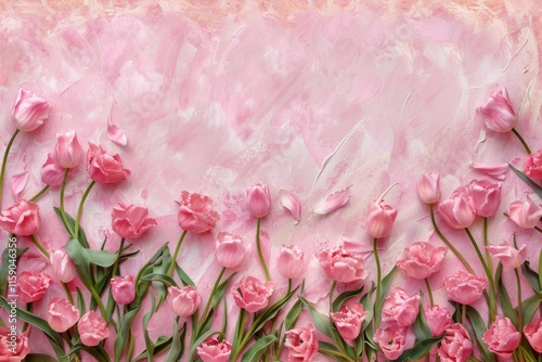 Mother's day party background with copy space. MZ
