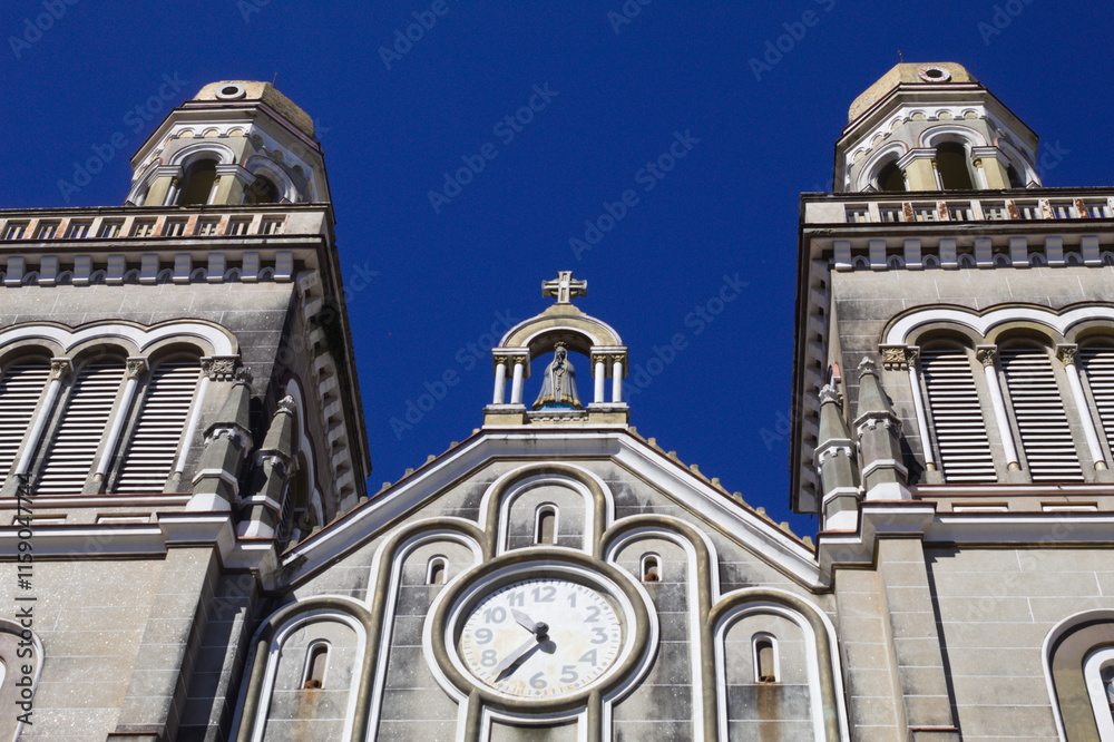 Obraz premium Church in the city of Passo Fundo in the state of Rio Grande do Sul in Brazil
