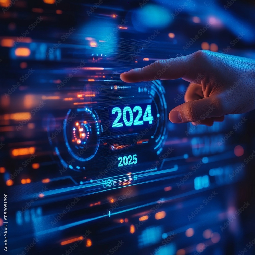 Transitioning from 2024 to 2025 Progress Bar Concept Transitioning from 2024 to 2025 Progress Bar Concept