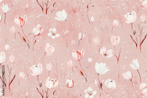 Floral Seamless Patten And background. MZ