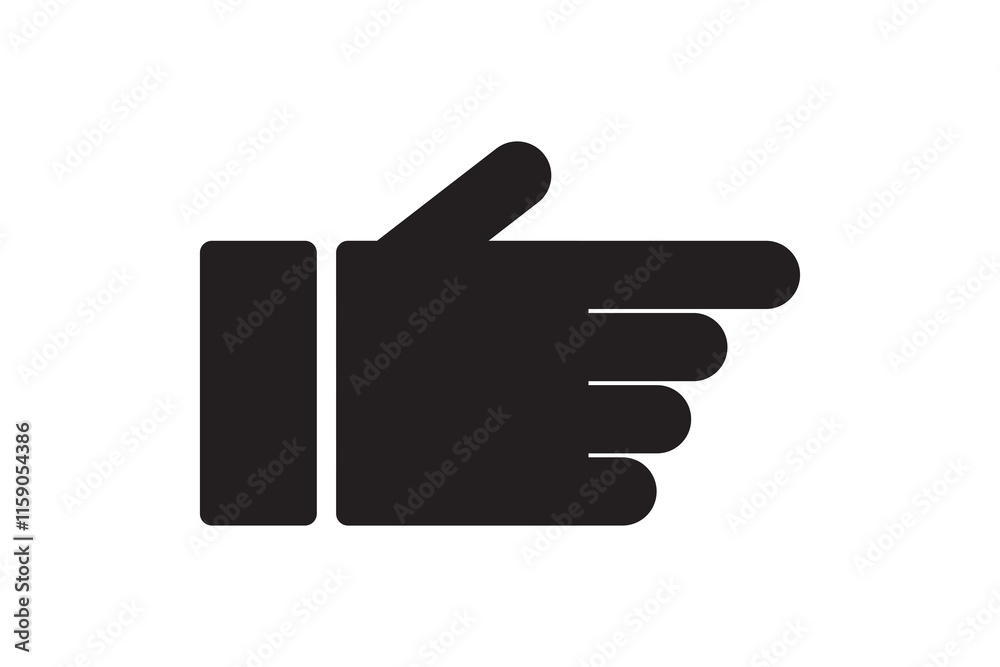 pointing icon pointing icon