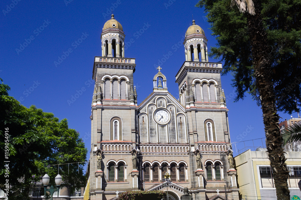 Naklejka premium Church in the city of Passo Fundo in the state of Rio Grande do Sul in Brazil