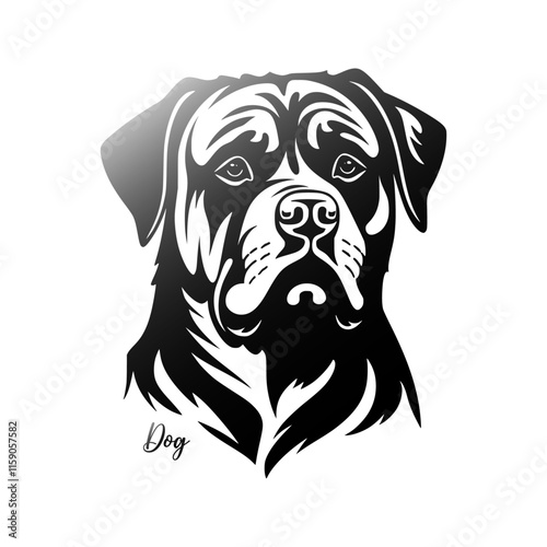 labrador retriever dog vector.