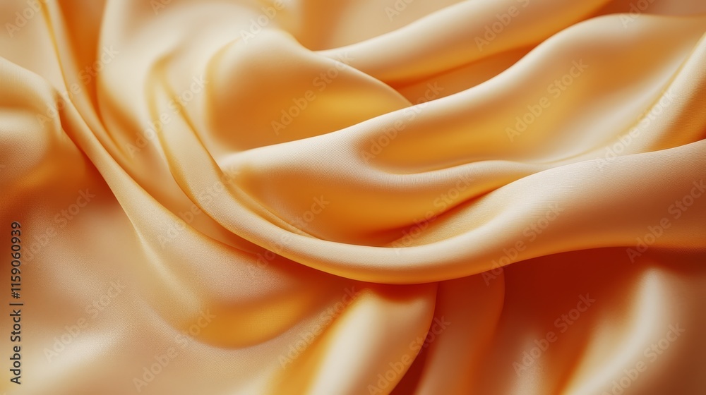A close-up of smooth, silky fabric in soft yellow hues, showcasing elegant draping and a lustrous texture. A close-up of smooth, silky fabric in soft yellow hues, showcasing elegant draping and a lustrous texture.