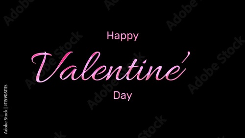 Wallpaper Mural Valentine's Day Handwritten Animated Text in pink Color. Great For Valentine's Day Celebrations decorations, greeting cards, backdrops, cards. Torontodigital.ca