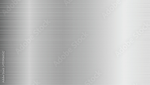 Panoramic background Brushed metal texture. Steel background. Vector illustration silver steel metal texture vector illustration