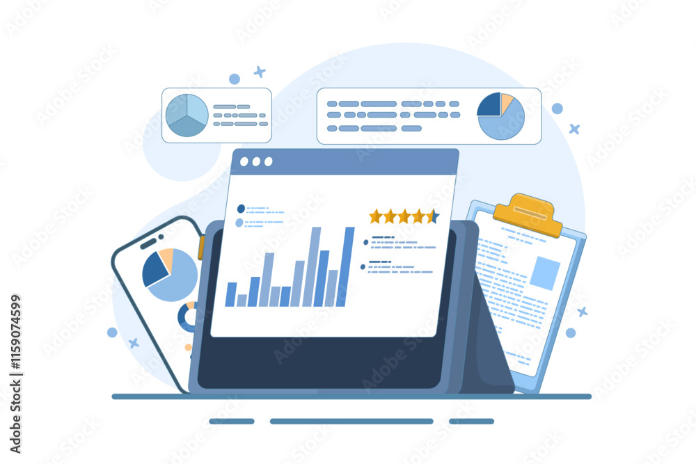 Business and financial analyst concept, business audit, growth and results, finance, data for business financial investment with analyst on charts and diagrams. Vector flat design illustration. Business and financial analyst concept, business audit, growth and results, finance, data for business financial investment with analyst on charts and diagrams. Vector flat design illustration.