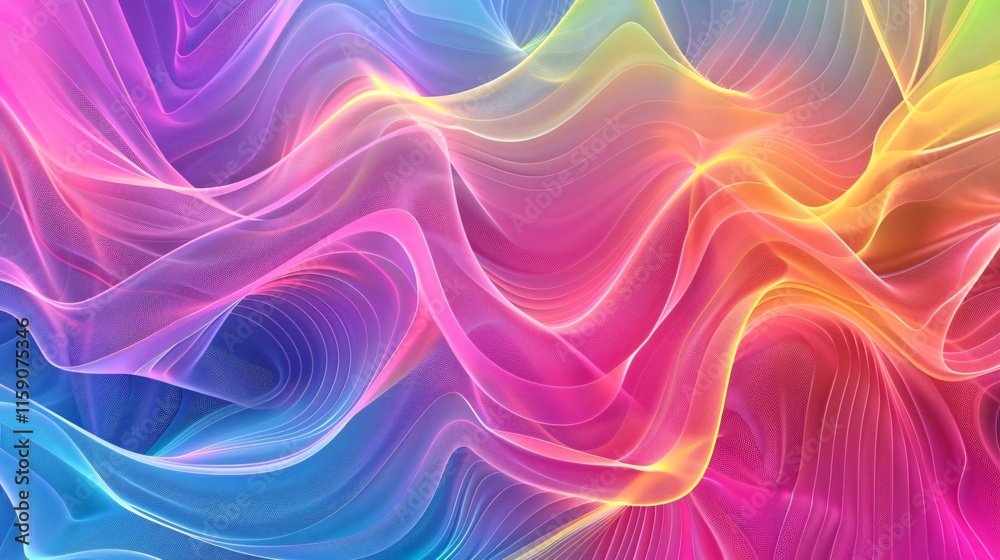 Vibrant Rainbow Mesh Bright Gradient Abstract Wallpaper for Design Projects Vibrant Rainbow Mesh Bright Gradient Abstract Wallpaper for Design Projects
