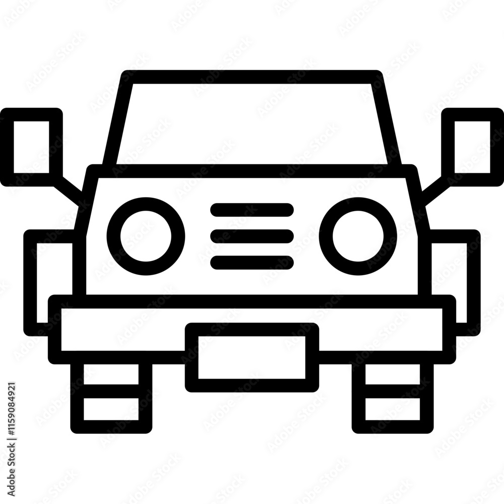 Obraz premium Jeep Icon