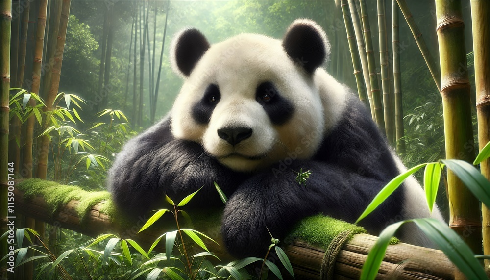 Obraz premium giant panda bear