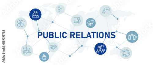 Public Relations PR corporate media communication publication design outline for press and stakeholders