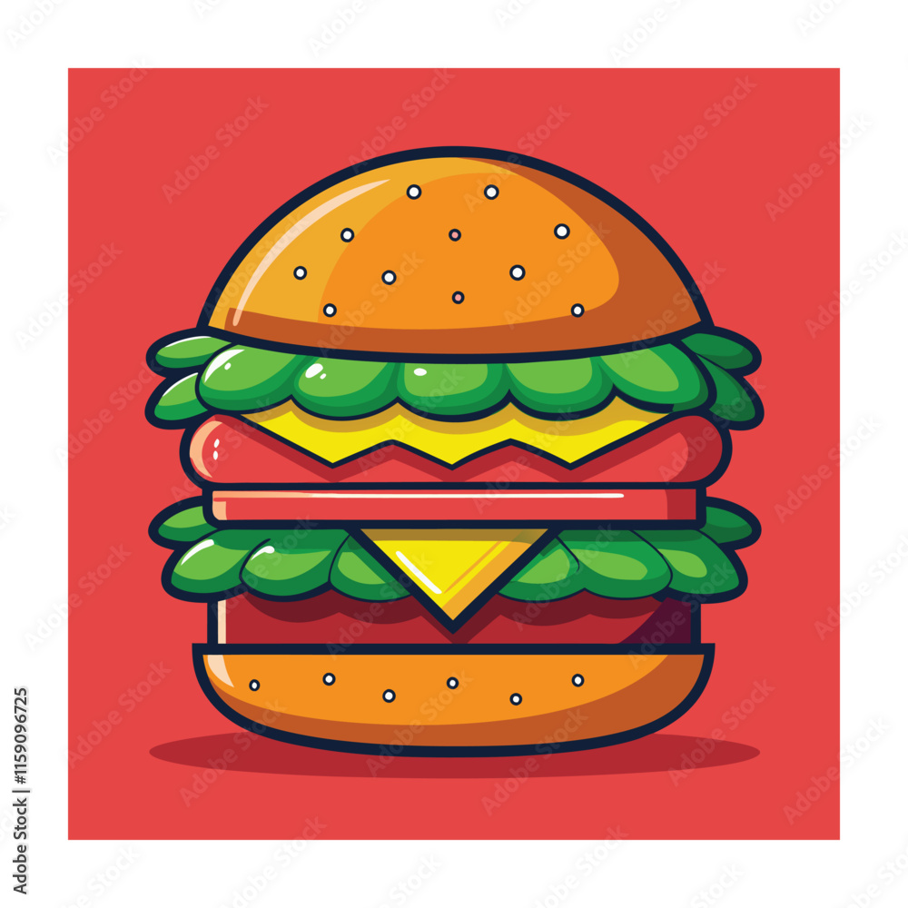 A Delicious Mexican Food Vector Illustration A Delicious Mexican Food Vector Illustration