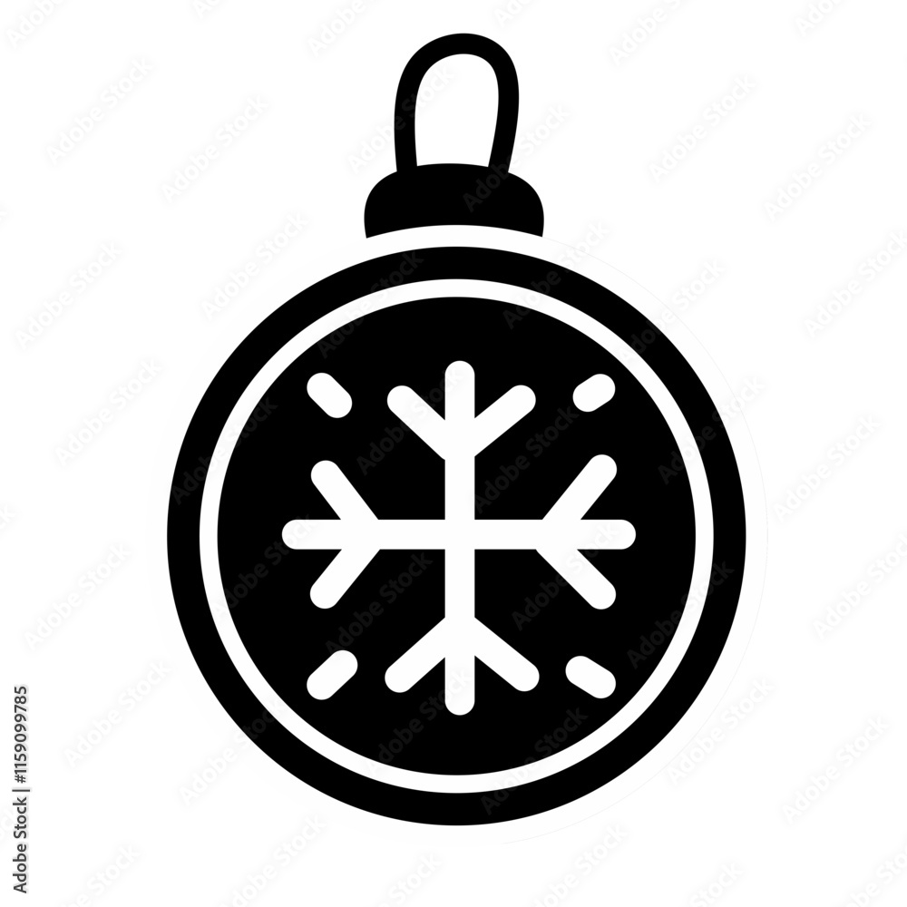 Fototapeta premium Christmas balls vector. Christmas elements 