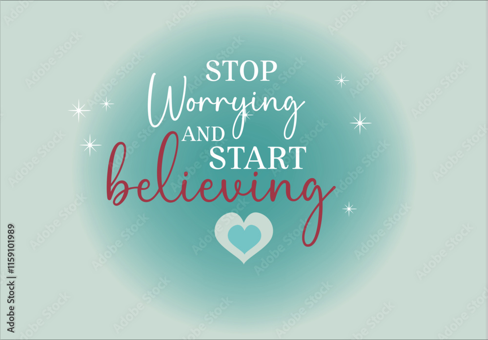 Obraz premium motivation slogans and heart design .Positive quote. illustration vector