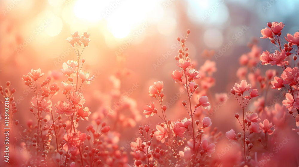 Fototapeta premium flowers in the morning