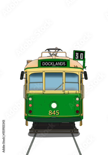 Melbourne tram.