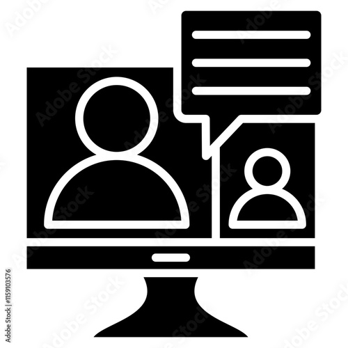 Online Communication Icon