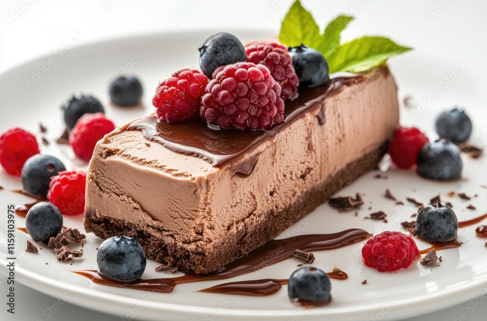Chocolate cake with cherries Chocolate cake with cherries