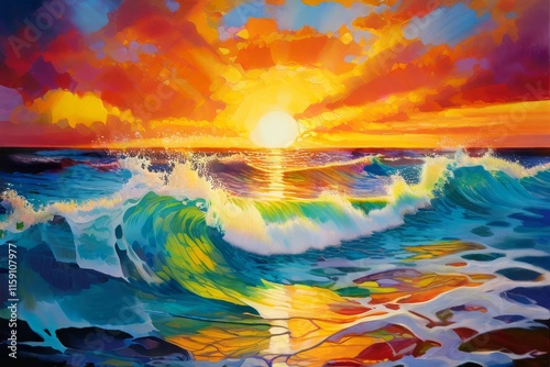 83 joy imagine a bright expanding wave of color like a sunbeam photo