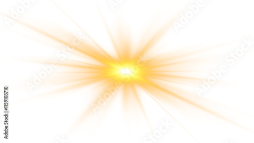 PNG sunlight special lens flare light effect. Stock royalty free.	