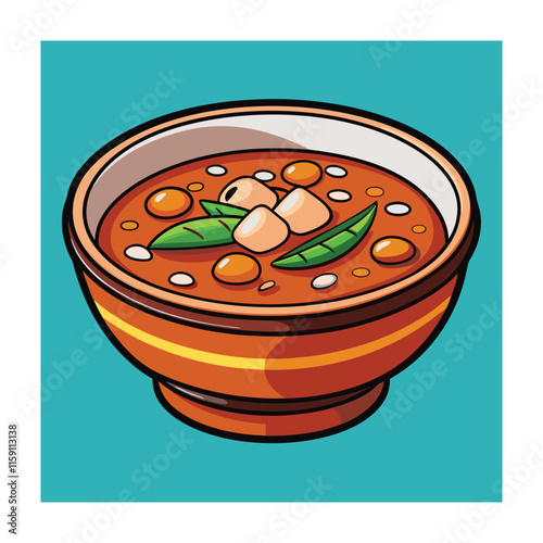 A Delicious Mexican Food Vector Illustration